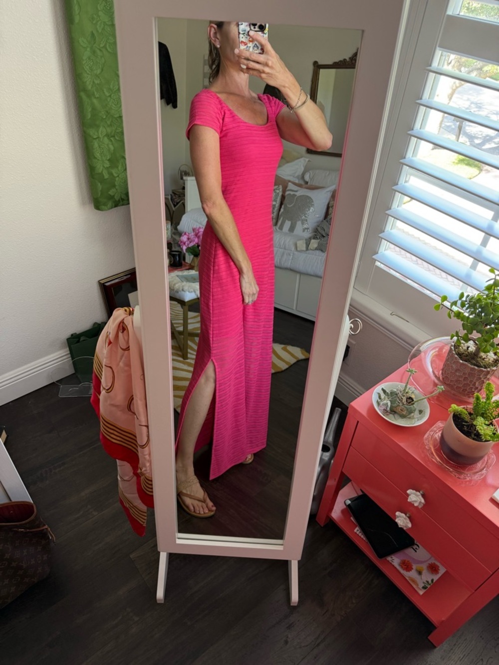 Lilly Pulitzer Ramsay Dress in Lipstick Pink Barbiecore Coquette Girl Palm Beach - Picture 2 of 8